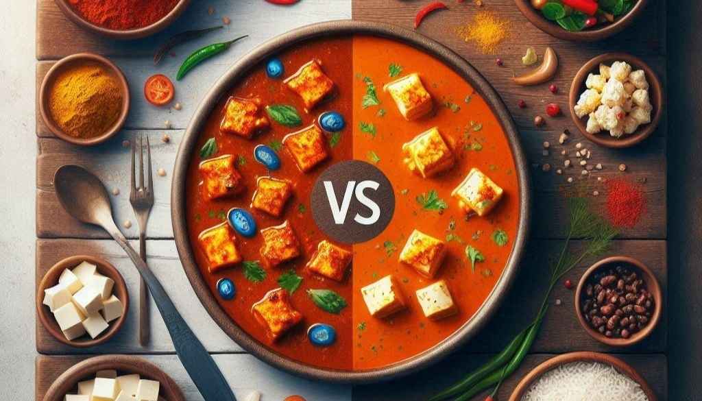 Paneer Tikka Masala vs Shahi Paneer