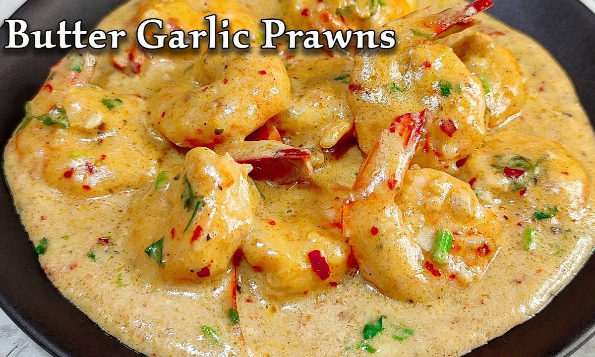 Butter Garlic Prawns Recipe